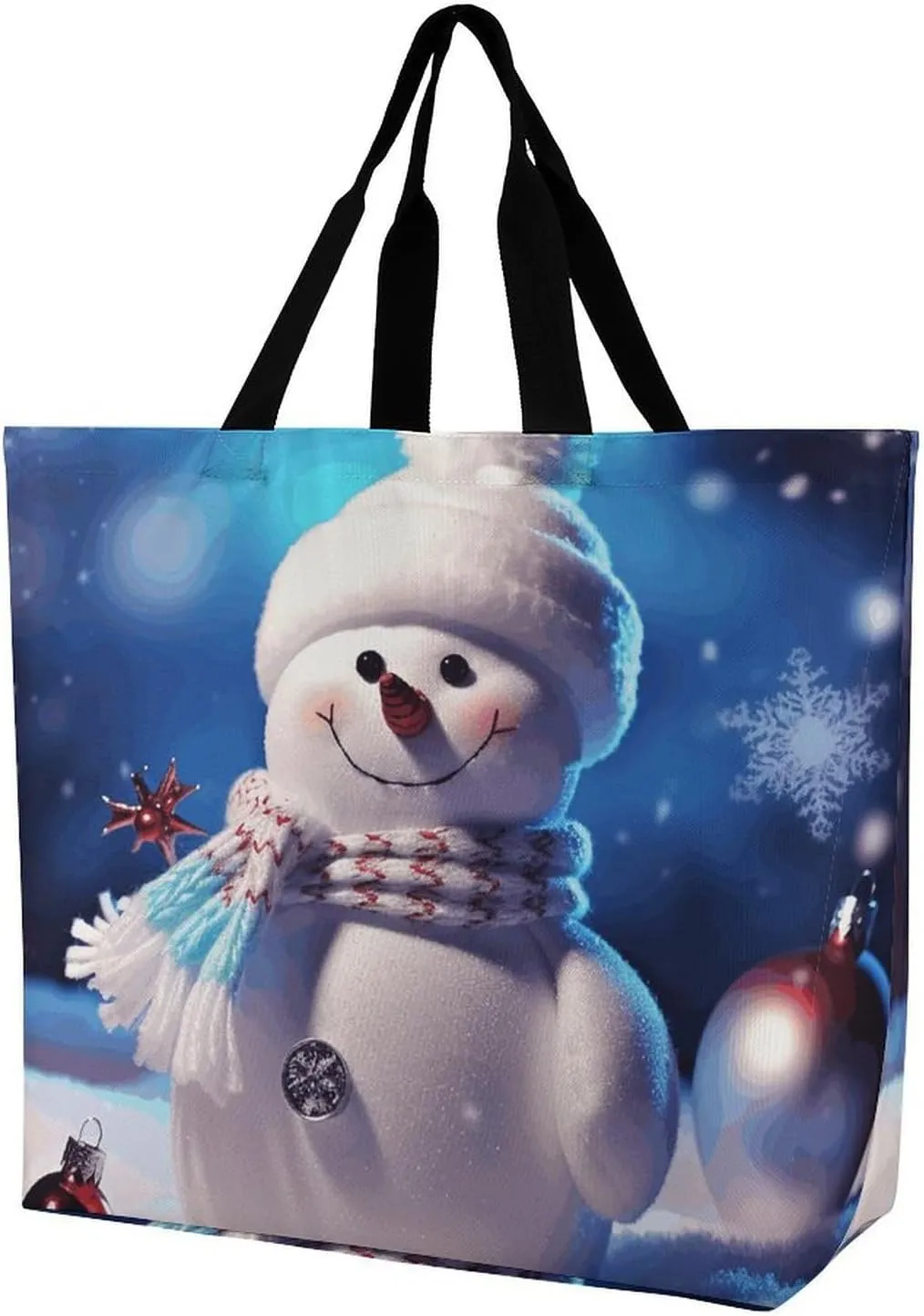 Pfhorn Flower Fairy Tote Bag for Women Reusable Grocery Shoulder Bag Shopping Bags for Travel, Groceries