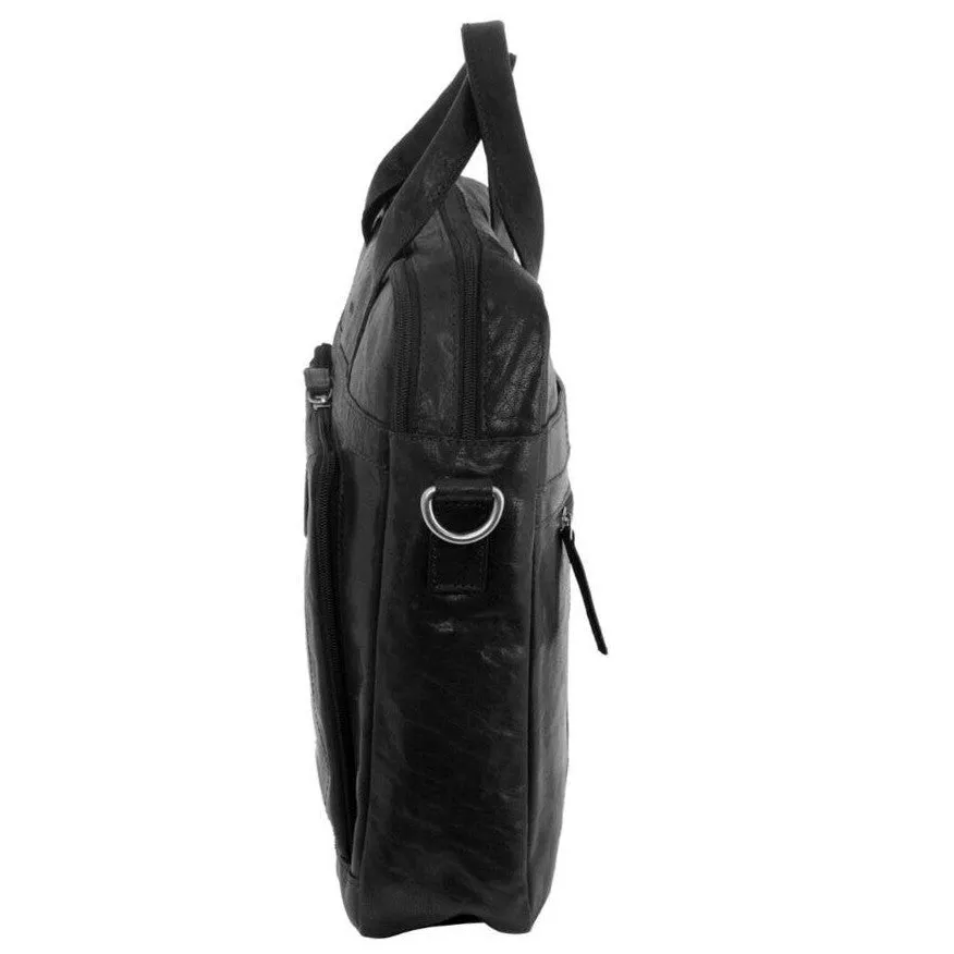 Pierre Cardin Leather briefcase PC2797 BLACK