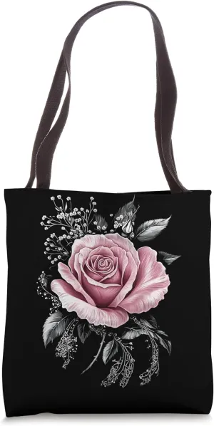 Pink Rose Flower Botanist Garden Flower Rose Tote Bag