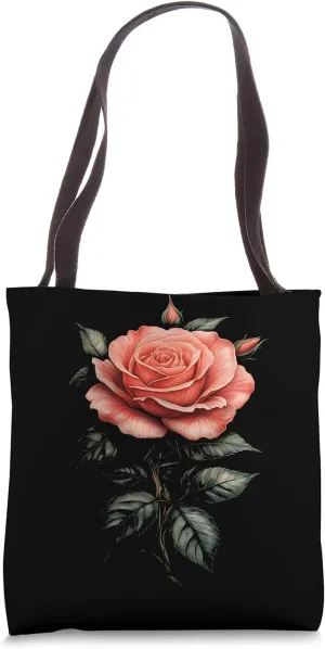 Pink Rose Flower Botanist Garden Flower Rose Tote Bag