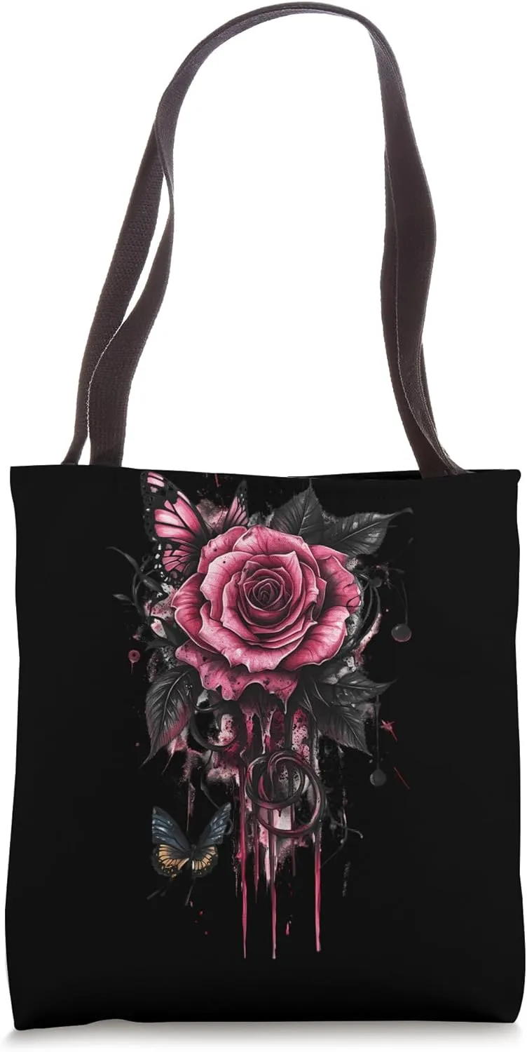 Pink Rose Flower Botanist Garden Flower Rose Tote Bag