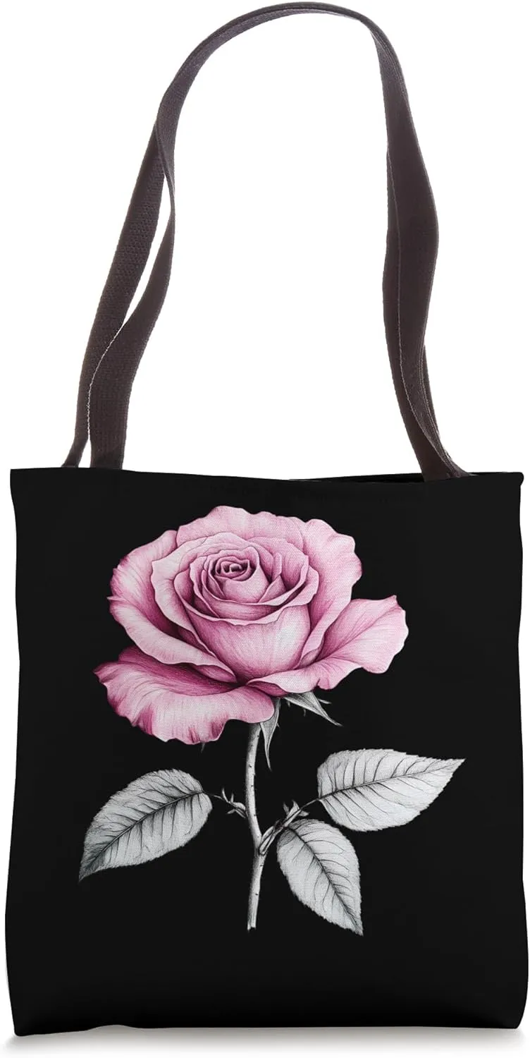 Pink Rose Flower Botanist Garden Flower Rose Tote Bag
