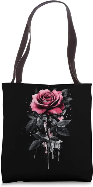 Pink Rose Flower Botanist Garden Flower Rose Tote Bag