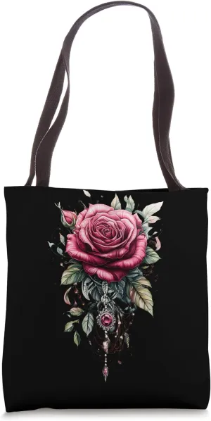 Pink Rose Flower Botanist Garden Flower Rose Tote Bag
