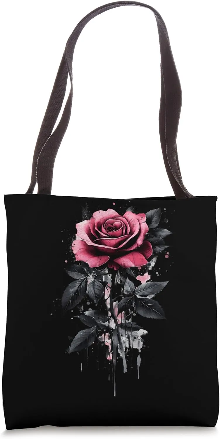 Pink Rose Flower Botanist Garden Flower Rose Tote Bag