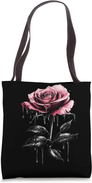 Pink Rose Flower Botanist Garden Gardening Flower Rose Tote Bag