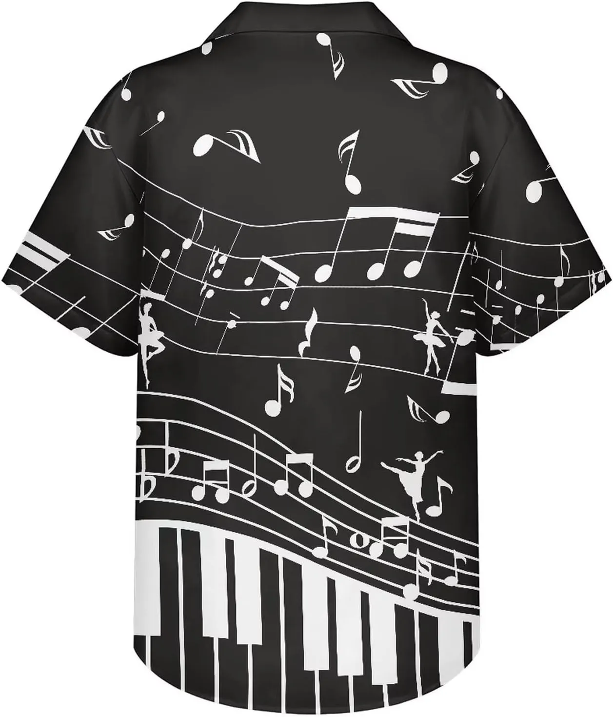 PinUp Angel Hawaiian Shirt for Men Short Sleeves Stripes Button Down Summer Beach Funky Color Block Holiday Dress Shirt