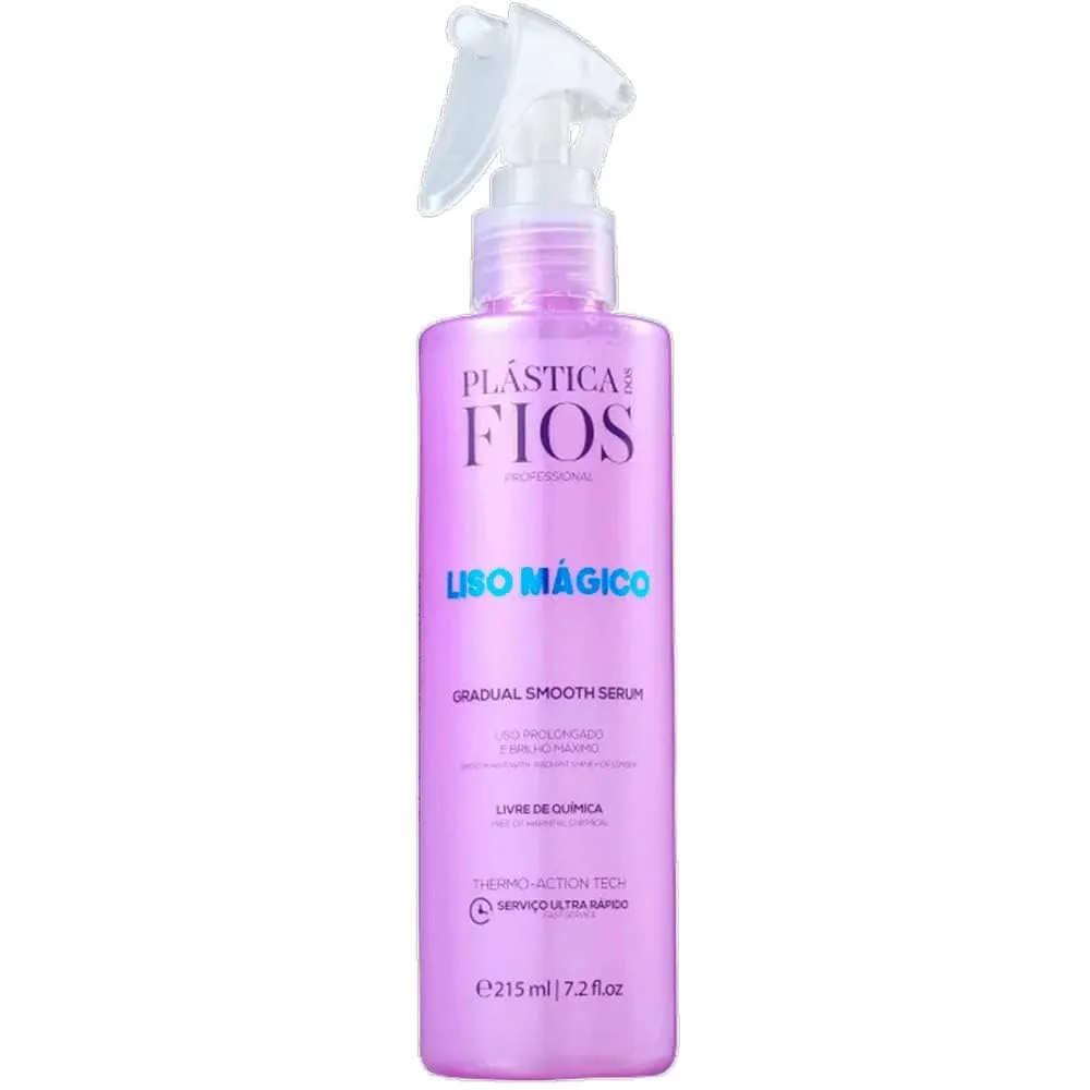 Plastica Dos Fios Liso Magico Gradual Smooth Serum (215ML) With Comb Included