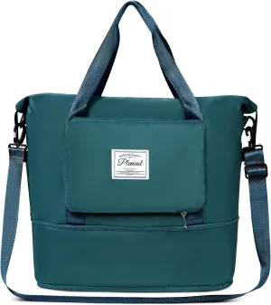 Pool Travel Duffle Bag - Overnight Shoulder Bag for Women, Waterproof Weekender Bag Carry On Tote Bags Sports Tote Gym Bag for Women