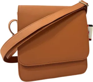 Premium Leather Shoulder Bag with Adjustable Strap and Spacious Interior.