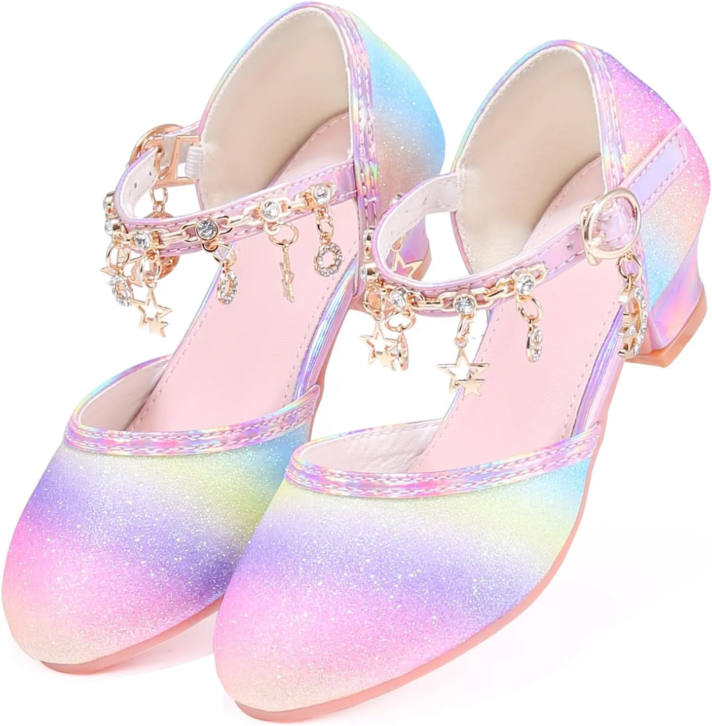 Princess Dress Up Shoes - Cinderella Heels for Little Girls