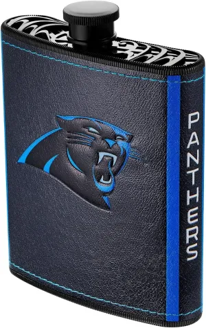 Pro Specialties Group NFL Carolina Panthers Plastic Hip Flask, 7-Ounce