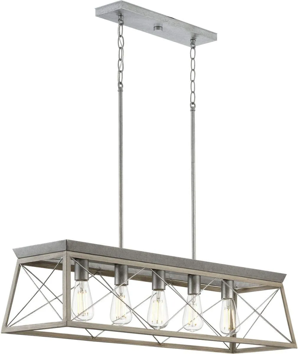 Progress Lighting P400048-141 Briarwood Chandeliers, Galvanized