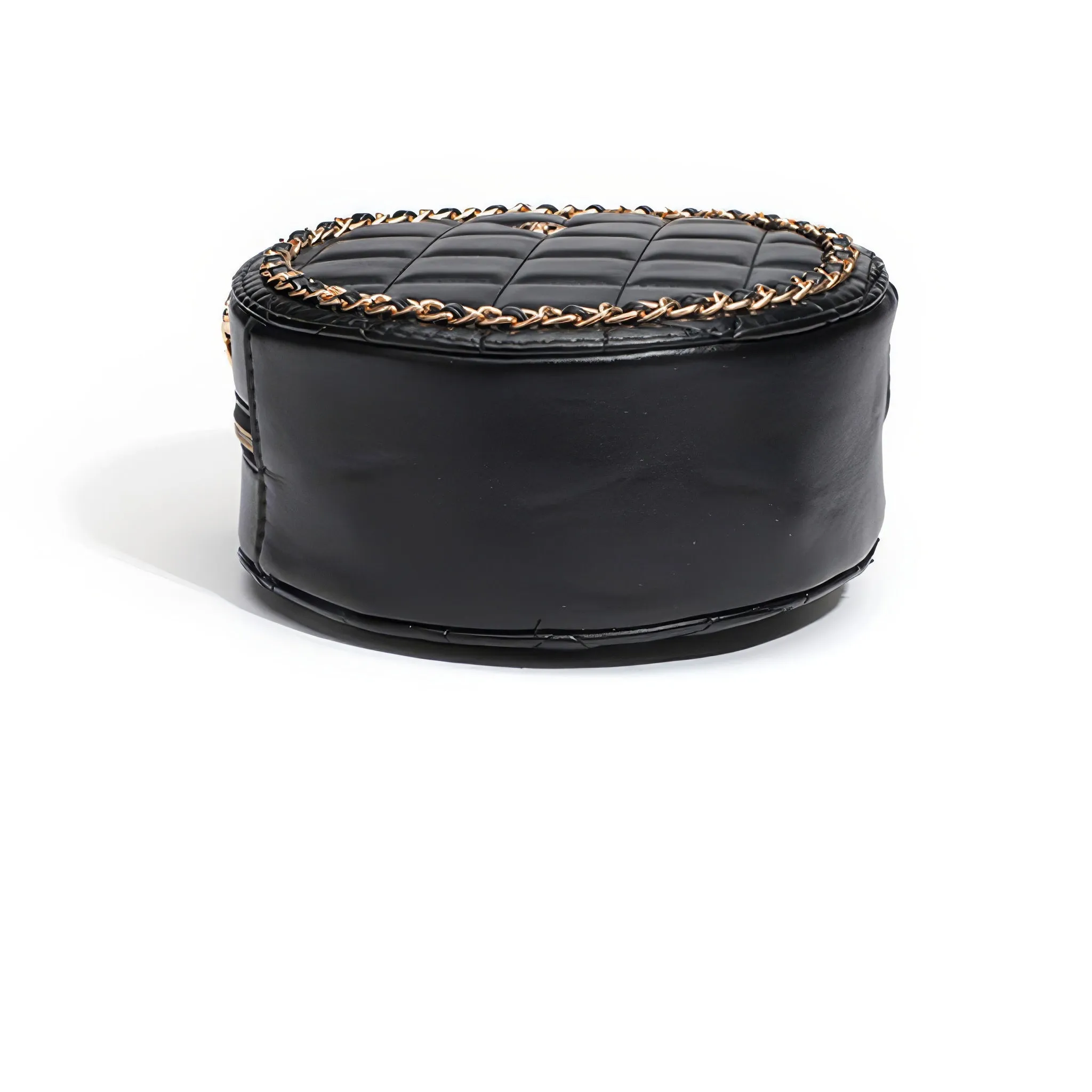 Quilted Circle Chain Mini Bag
