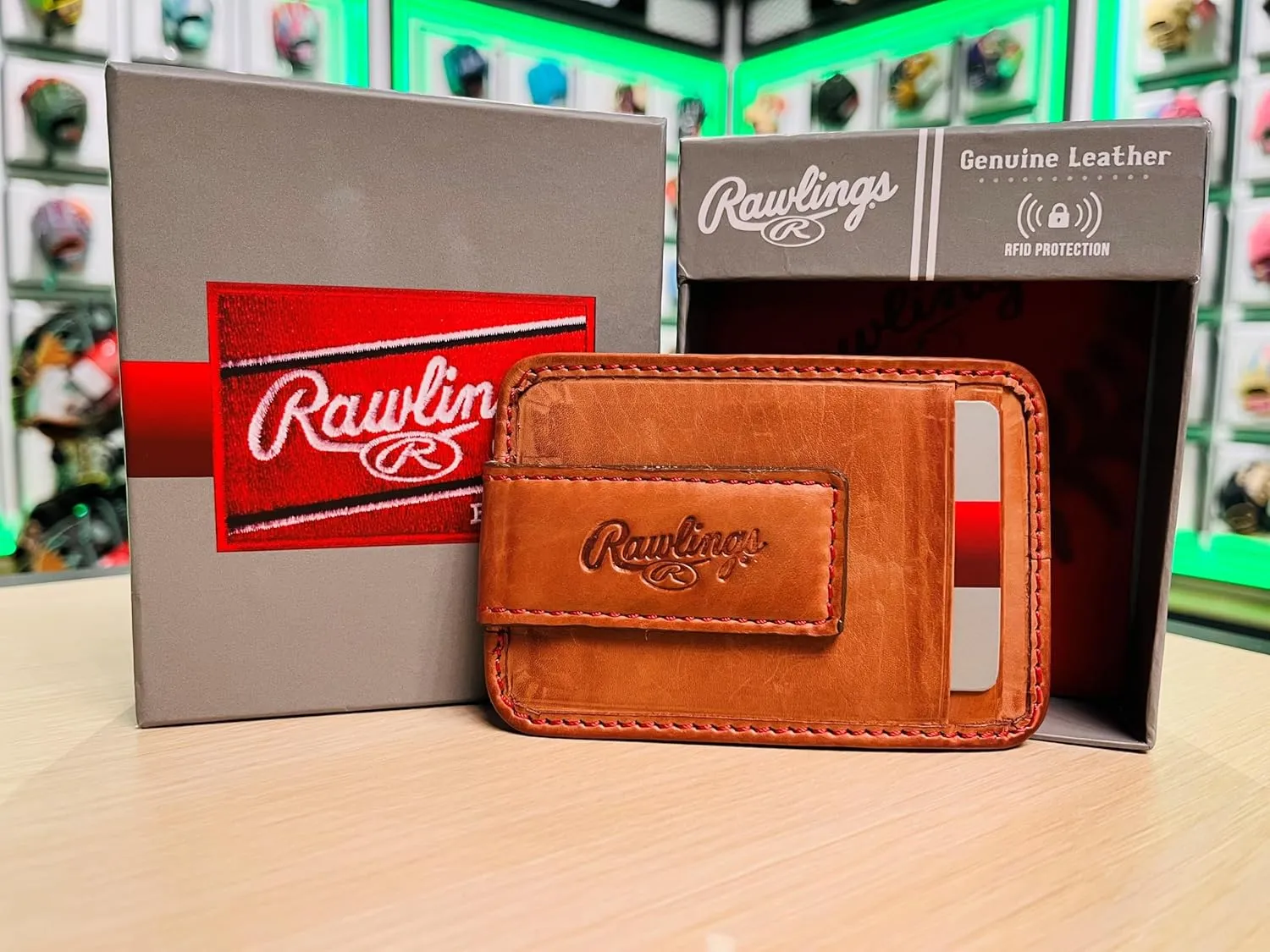 Rawlings | Men's Front Pocket Wallet Collection | Genuine Leather | Multiple Styles & Colors