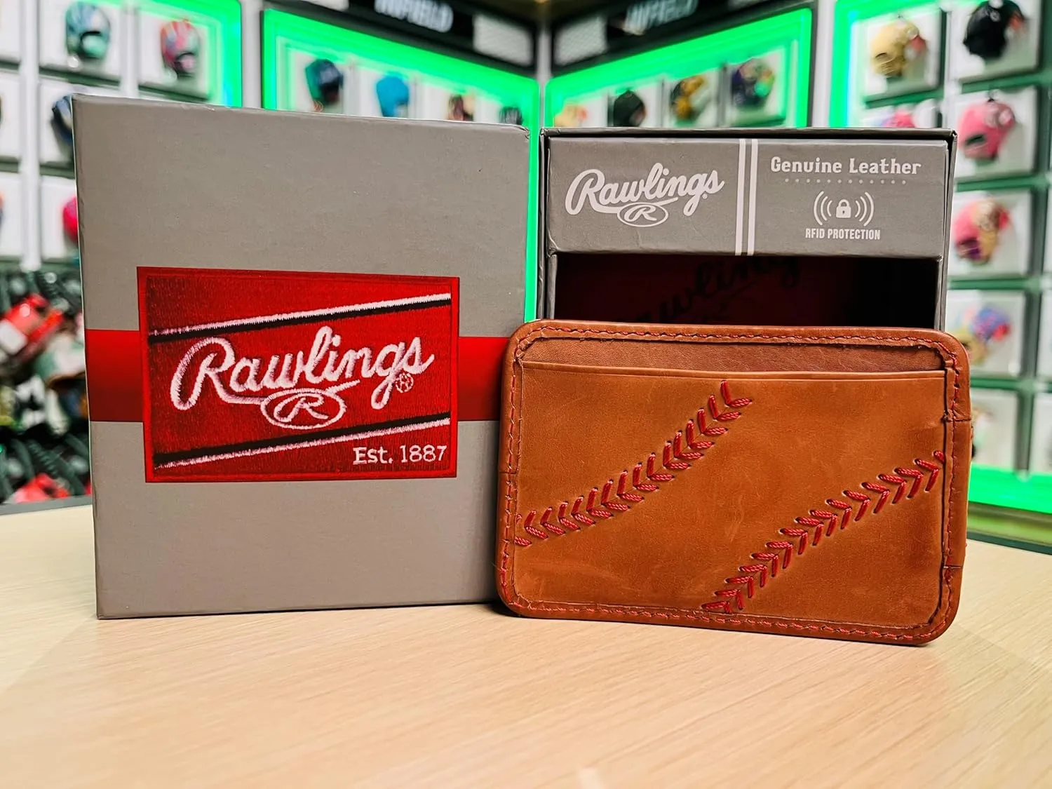 Rawlings | Men's Front Pocket Wallet Collection | Genuine Leather | Multiple Styles & Colors