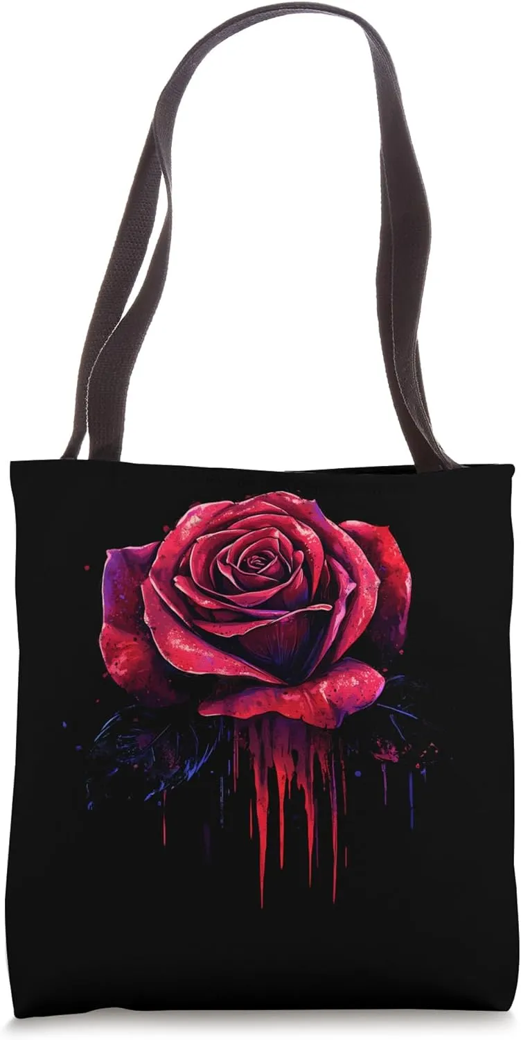 Red Rose Flower Botanist Garden Flower Red Rose Tote Bag