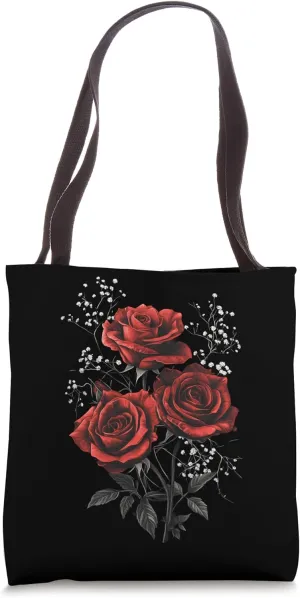 Red Rose Flower Botanist Garden Flower Rose Tote Bag