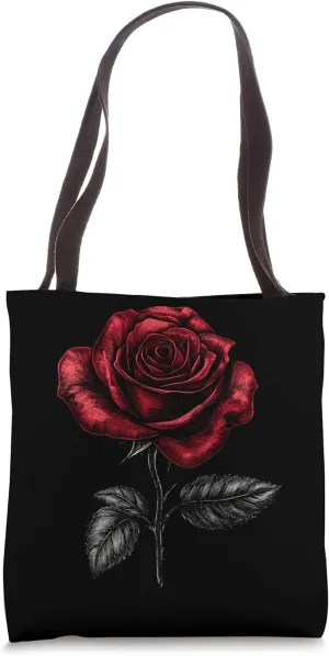Red Rose Flower Botanist Garden Flower Rose Tote Bag