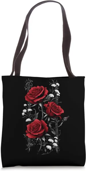 Red Rose Flower Botanist Garden Flower Rose Tote Bag