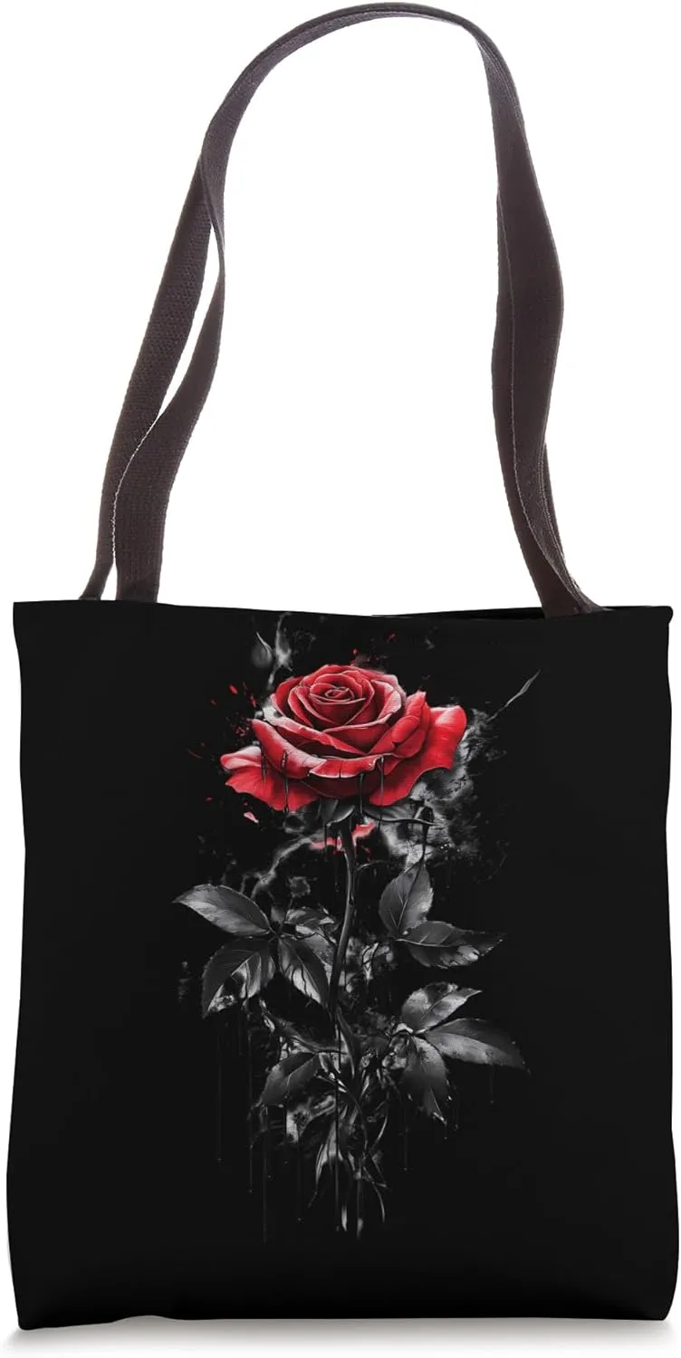 Red Rose Flower Botanist Garden Flower Rose Tote Bag