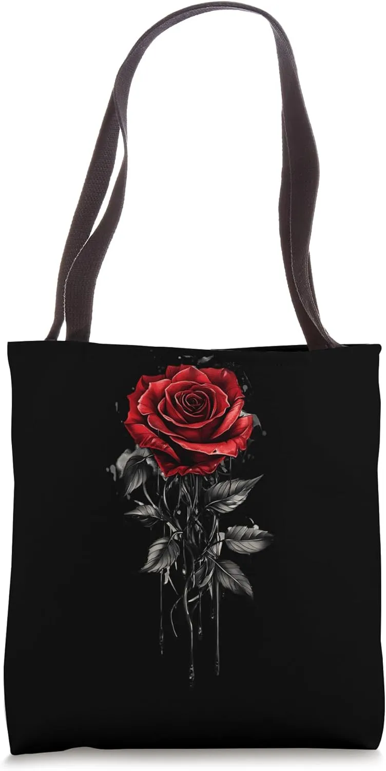 Red Rose Flower Botanist Garden Flower Rose Tote Bag
