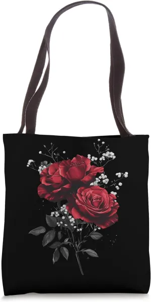 Red Rose Flower Botanist Garden Flower Rose Tote Bag