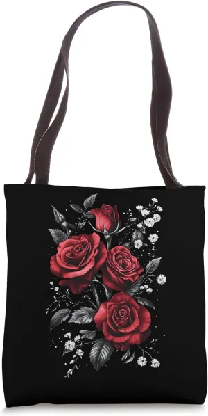 Red Rose Flower Botanist Garden Flower Rose Tote Bag