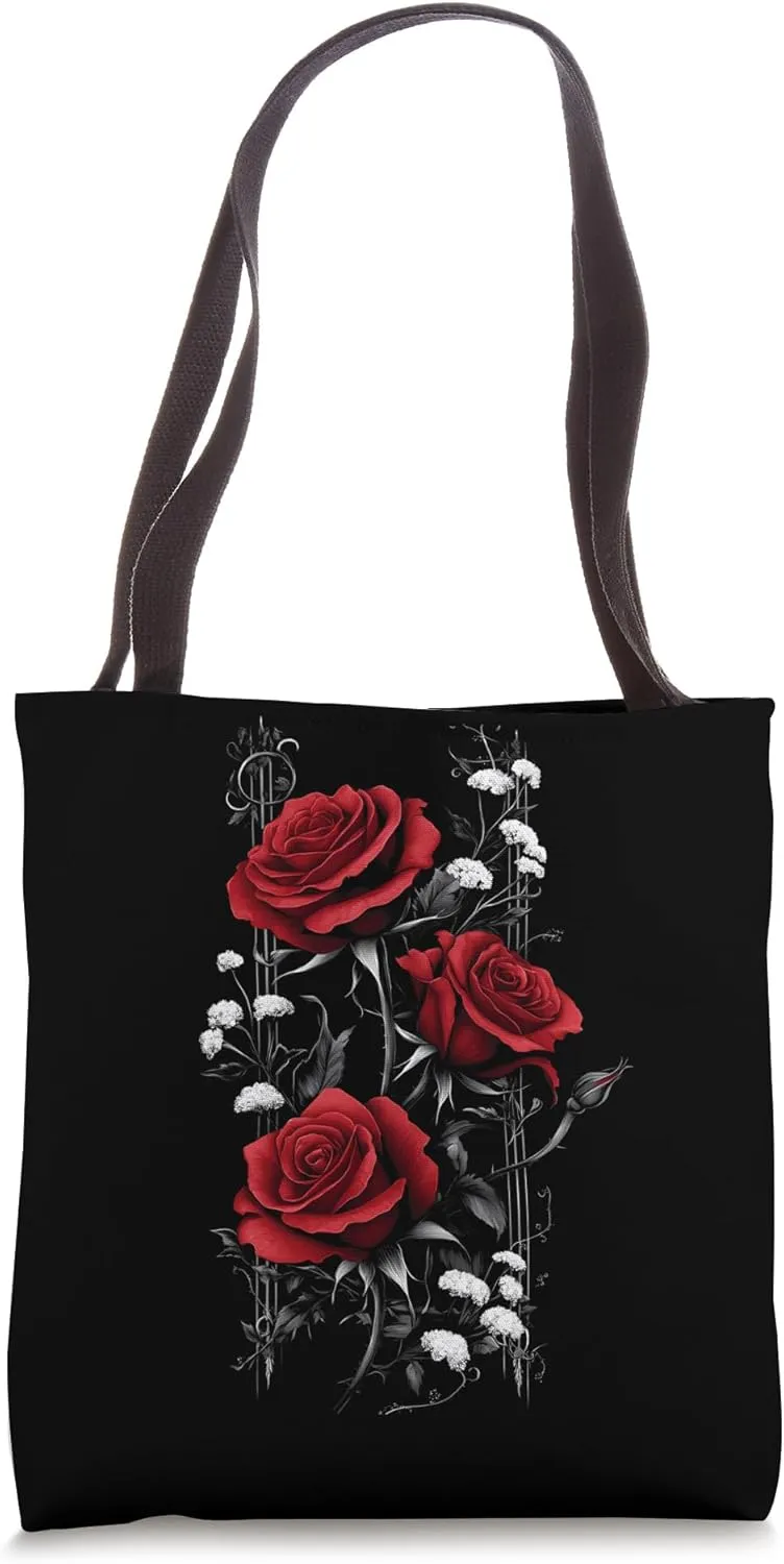 Red Rose Flower Botanist Garden Flower Rose Tote Bag