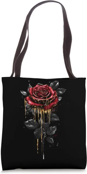 Red Rose Flower Botanist Garden Gardening Flower Rose Tote Bag