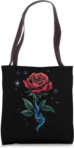 Red Rose Flower Botanist Garden Gardening Flower Rose Tote Bag