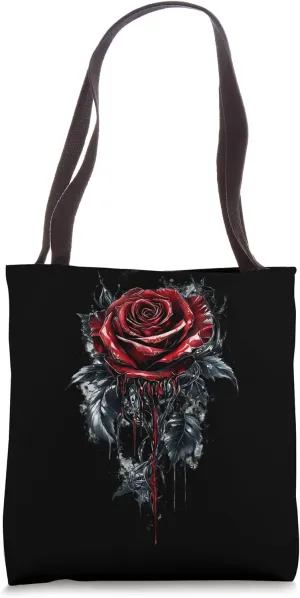 Red Rose Flower Botanist Garden Gardening Flower Rose Tote Bag