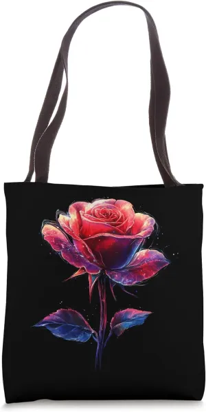 Red Rose Flower Botanist Garden Gardening Flower Rose Tote Bag