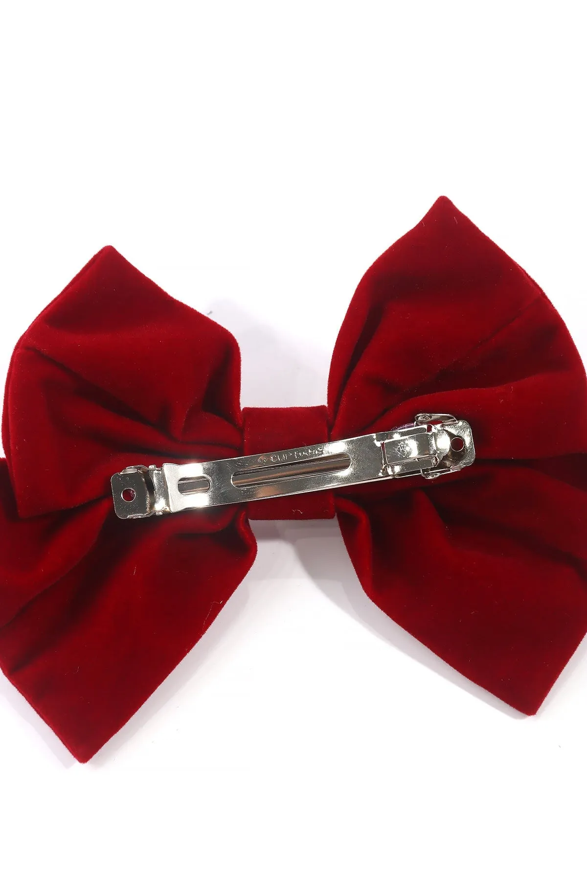 Red Velvet Bow Pearl Detail