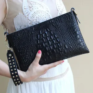 Reena genuine leather clutch bag