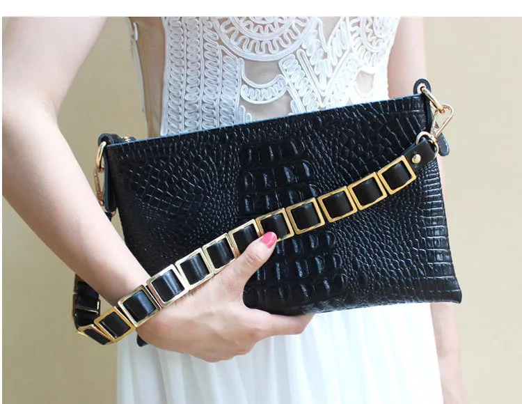 Reena genuine leather clutch bag