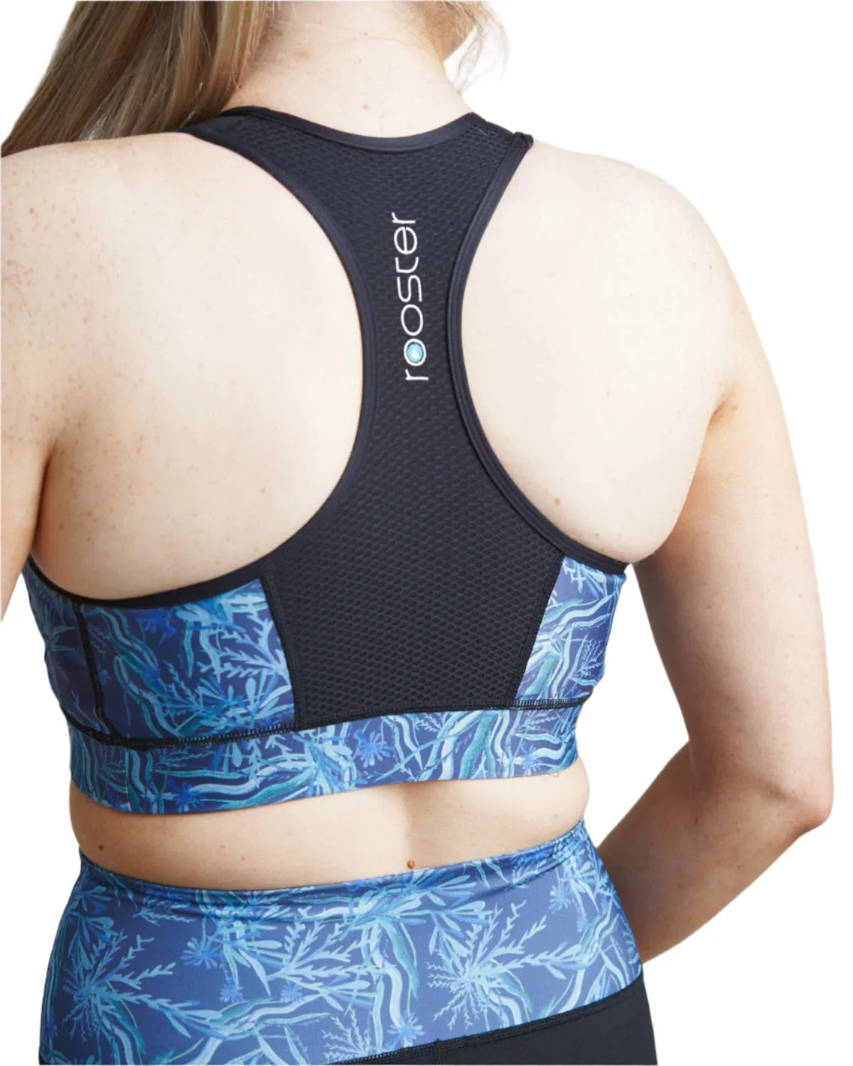 Rooster Womens Sports Bra/Bikini Top - SEAGRASS
