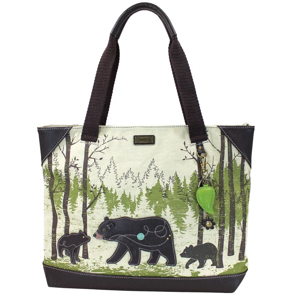 Safari Canvas Tote - Bear