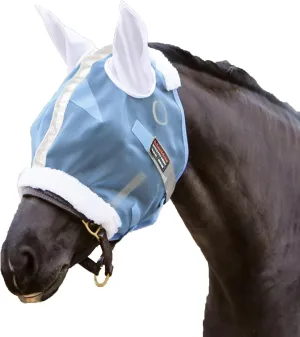 Schneiders Mosquito Mesh II Fly Horse Masks | Insect Protection & UV Shield | Breathable 350D Mesh | Contoured Fit | Safety Reflective Trim