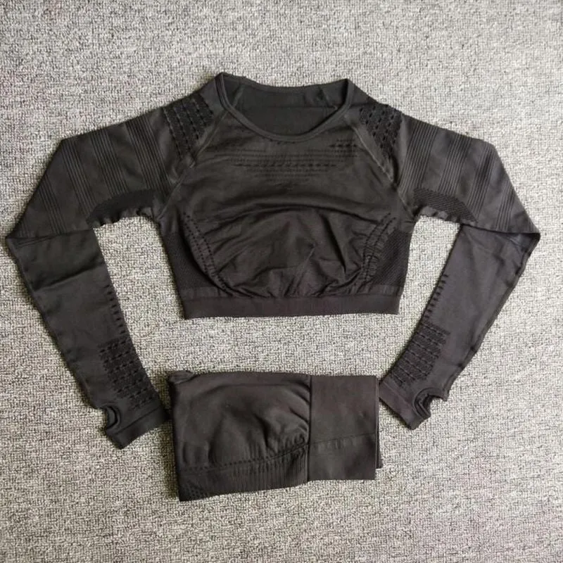 Seamless Yoga Sets High Waist Gym Suit