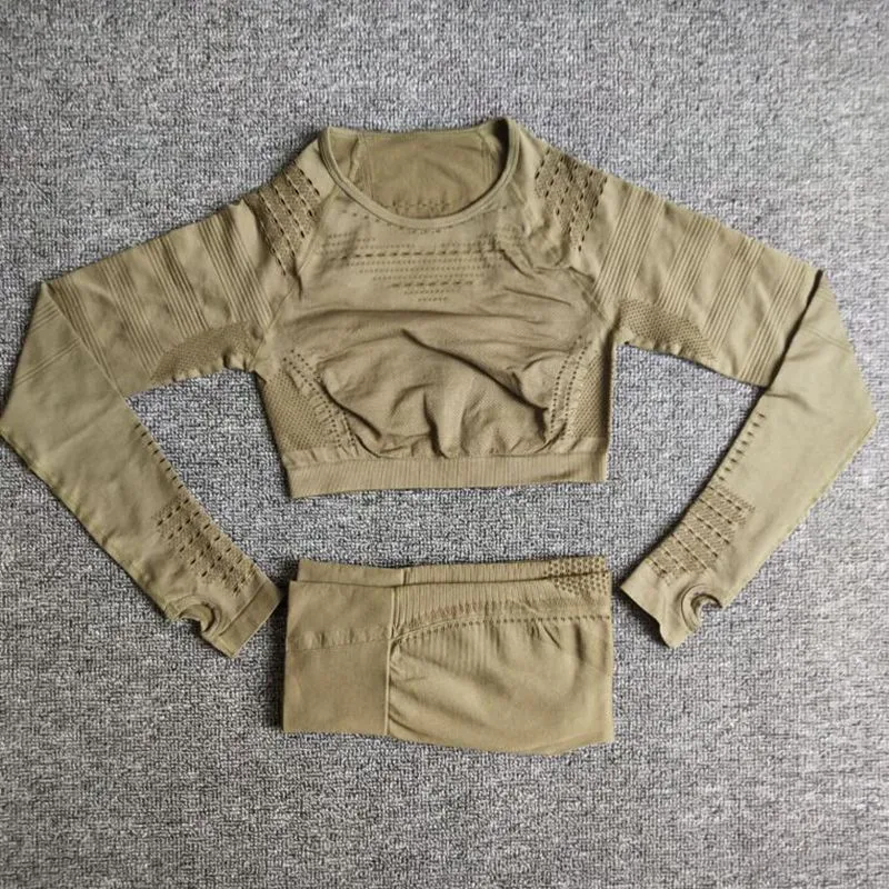 Seamless Yoga Sets High Waist Gym Suit