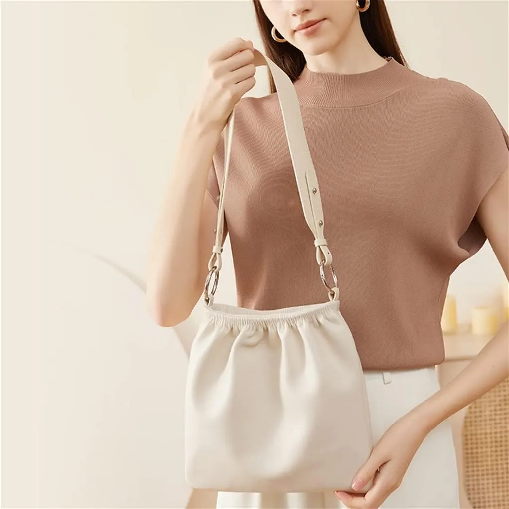 Sense Underarm Bag Chain Sigle Shoulder Cross-Body Female Bag Leather Bag White Fu Bag Bag