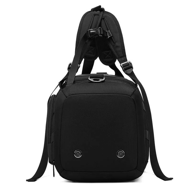 Separate Wet / Dry Large Gym Bag - Dark Grey