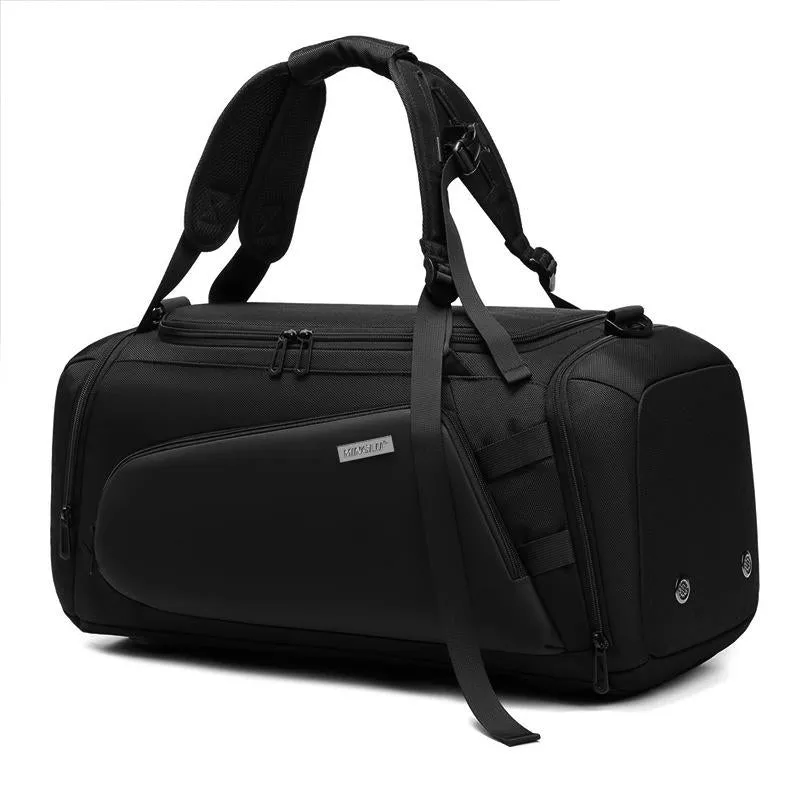 Separate Wet / Dry Large Gym Bag - Dark Grey