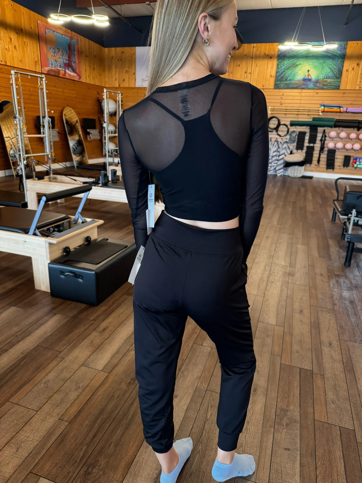 Sheer Mesh Long Sleeve