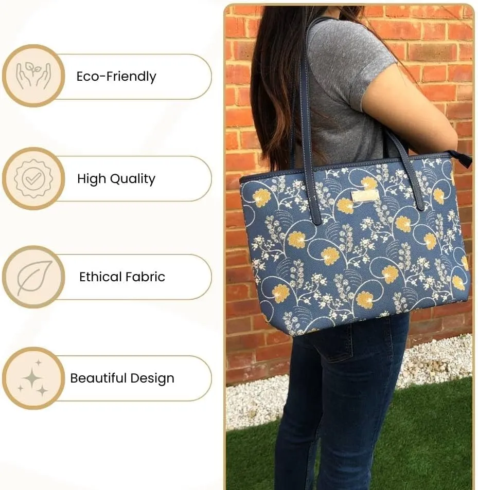 Signare Tapestry Shoulder Bag Tote Bag for Women with Travel or Work Tote Bags for Women