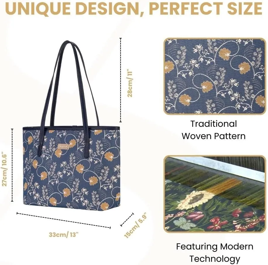 Signare Tapestry Shoulder Bag Tote Bag for Women with Travel or Work Tote Bags for Women