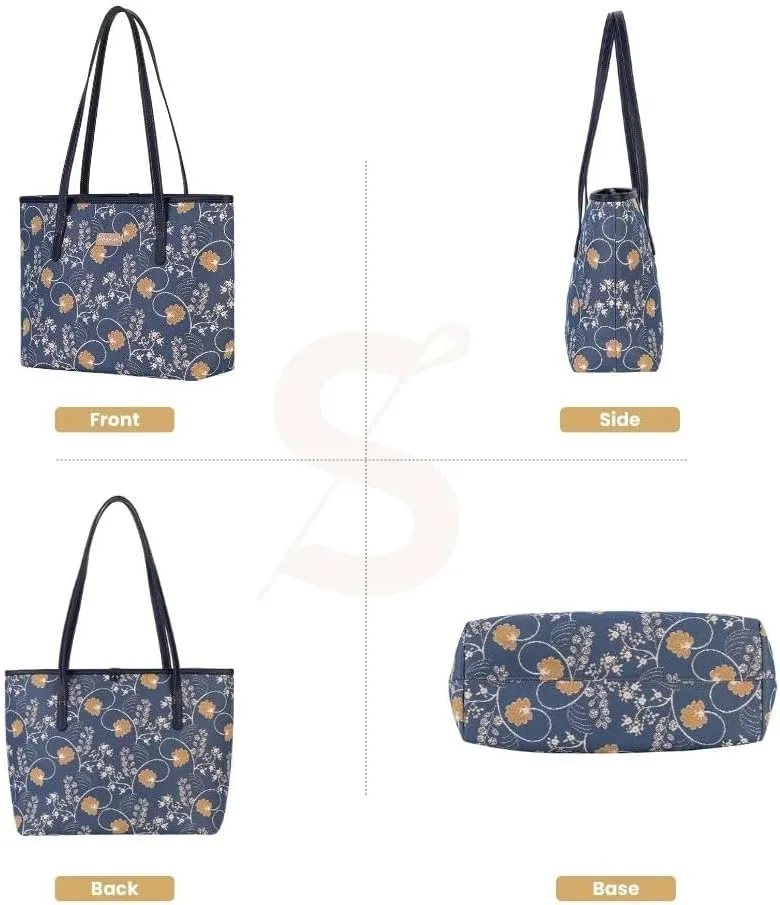 Signare Tapestry Shoulder Bag Tote Bag for Women with Travel or Work Tote Bags for Women