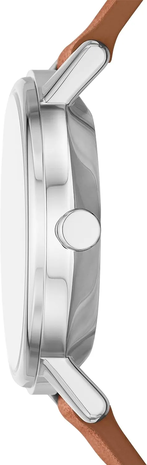 Skagen Kuppel Lille or Riis Lille Minimalist Women's Watch with Stainless Steel Bracelet, Mesh or Leather Band