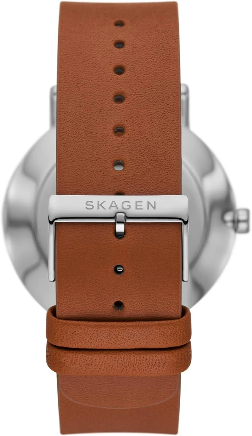 Skagen Kuppel or Riis Minimalist Men's Watch with Stainless Steel Mesh or Leather Band